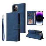 ZZXX Leather Wallet Phone Case for IPhone Flip Card Slot Phone Case Cover