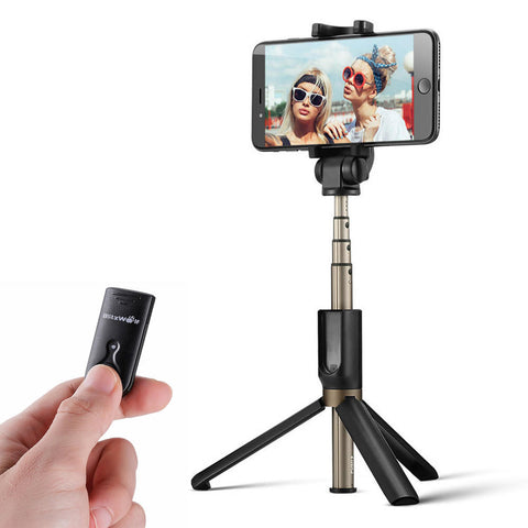Versatile 3 in 1 bluetooth Remote Control Tripod Selfie Sticks Phone