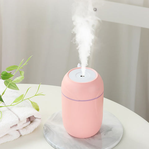 Mini Humidifier Mist Diffuser With Colorful Night Light  Office