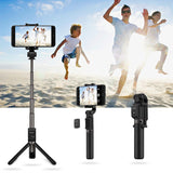 Mini Extendable Bluetooth Tripod 360 Selfie Stick