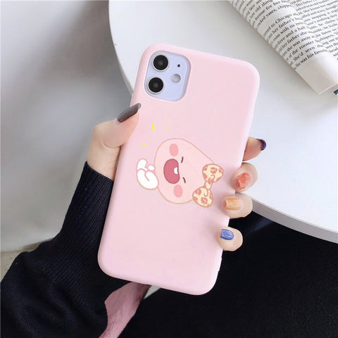 cute peach thin phone case For Samsung