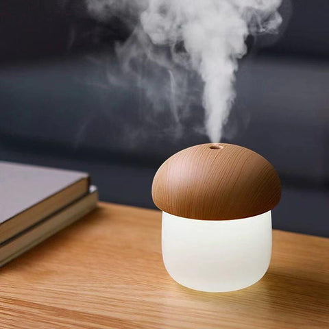 USB Mashroom Shape Humidifier Anion Portable for Home Office