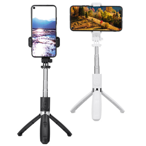 Bluetooth Control 360° Rotation Stable Tripod Selfie Stick Portable Phone