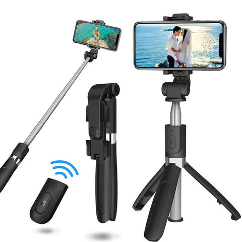 Selfie Stick Wireless bluetooth Extendable Handheld Foldable Mini Tripod Phone