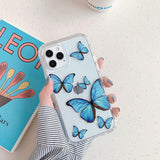 Colorful Butterfly iPhone Case with Bumper Sides