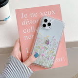 Lavender iPhone Case with Bumper Sides