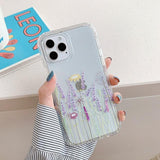 Lavender iPhone Case with Bumper Sides