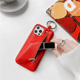 Zipper Wallet iPhone Case