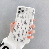 Floral Leaves iPhone Case