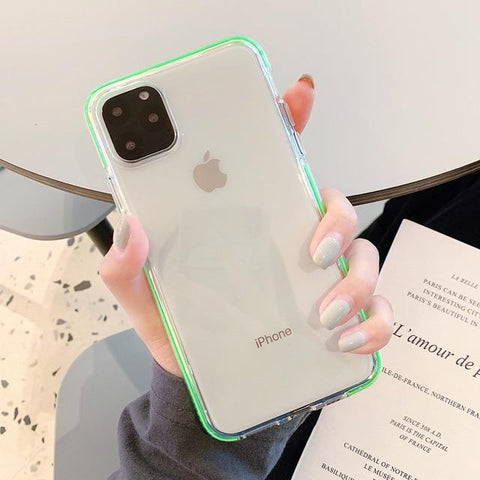 Neon Green Shockproof iPhone Case