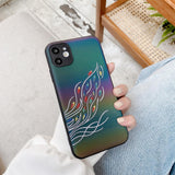 Wavy Embroidered iPhone Case