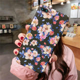 Glow In The Dark Floral iPhone Case