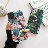 Glow In The Dark Floral iPhone Case