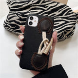 Unique Soft String Leatherlike iPhone Case