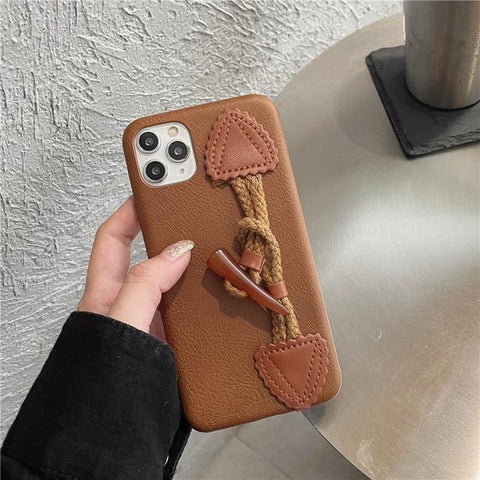 Unique Soft String Leatherlike iPhone Case