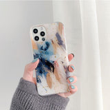 Abstract Brush Stroke iPhone Case