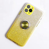 Gradient Glitter iPhone Case with ring