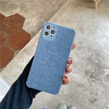 Cotton Fabric iPhone Case with Bumper Corners