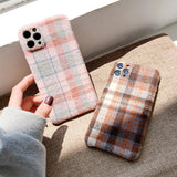 Woolen Tartan iPhone Case