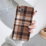 Woolen Tartan iPhone Case