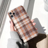 Woolen Tartan iPhone Case