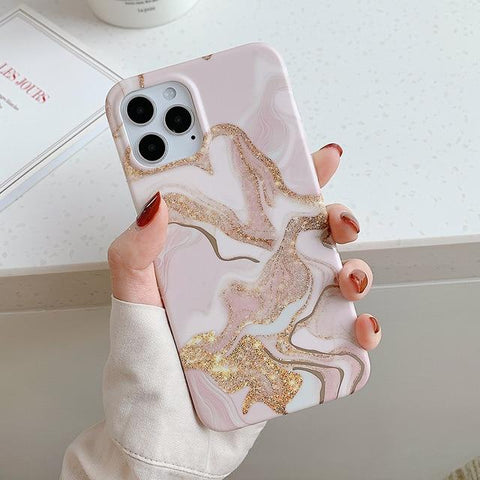 Classic Flowy Marble iPhone Case