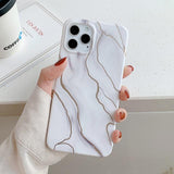 Classic Flowy Marble iPhone Case