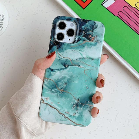 Classic Flowy Marble iPhone Case