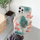 Shiny Flowers Electroplated iPhone Case