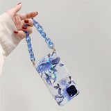 Floral iPhone Case with Chain