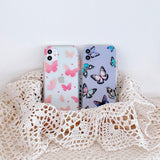 Pink Butterfly iPhone Case