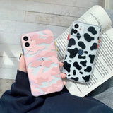 Camouflage Transparent iPhone Case