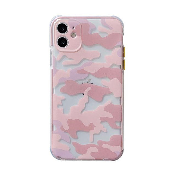 Camouflage Transparent iPhone Case