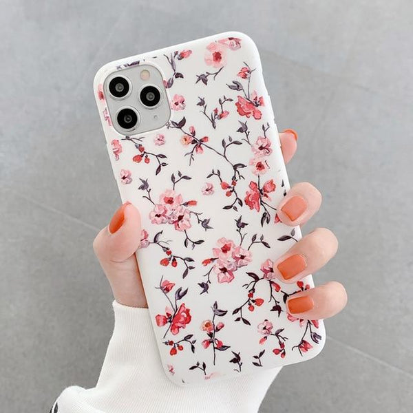 Floral Leaves iPhone Case