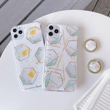 Hexagonal iPhone Case with Ring