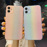 Rainbow Knitted iPhone Case