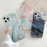 Glitter Flow Marbleous iPhone Case