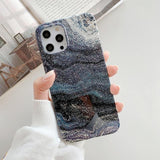 Glitter Flow Marbleous iPhone Case