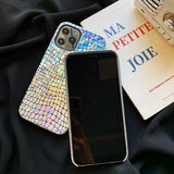 Shiny Crocodile iPhone Case with Rainbow Effect