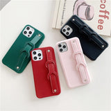 Leatherlike iPhone Case With Adjustable Strap