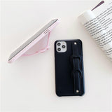 Leatherlike iPhone Case With Adjustable Strap