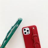 Leatherlike iPhone Case With Adjustable Strap