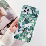 Shimmering Leaves iPhone Case