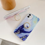 Gold Dust Marble iPhone Case