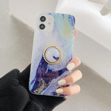 Gold Dust Marble iPhone Case