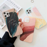 Watercolor Leaves iPhone Case