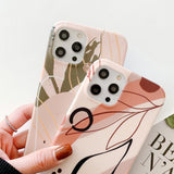 Watercolor Leaves iPhone Case