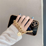 Electroplated iPhone Case with Chains