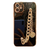 Electroplated iPhone Case with Chains