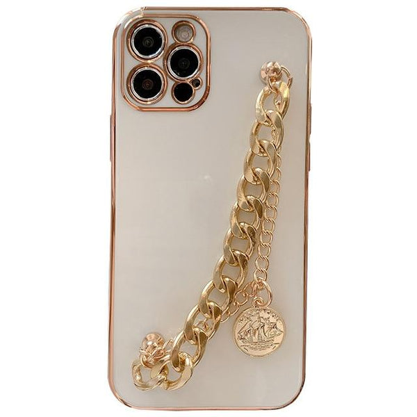 Electroplated iPhone Case with Chains